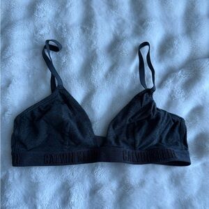 Calvin Klein Wireless Bralette with Branded Band